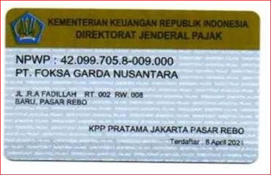 Dokumen legalitas Kelengkapan Legalitas Instansi
